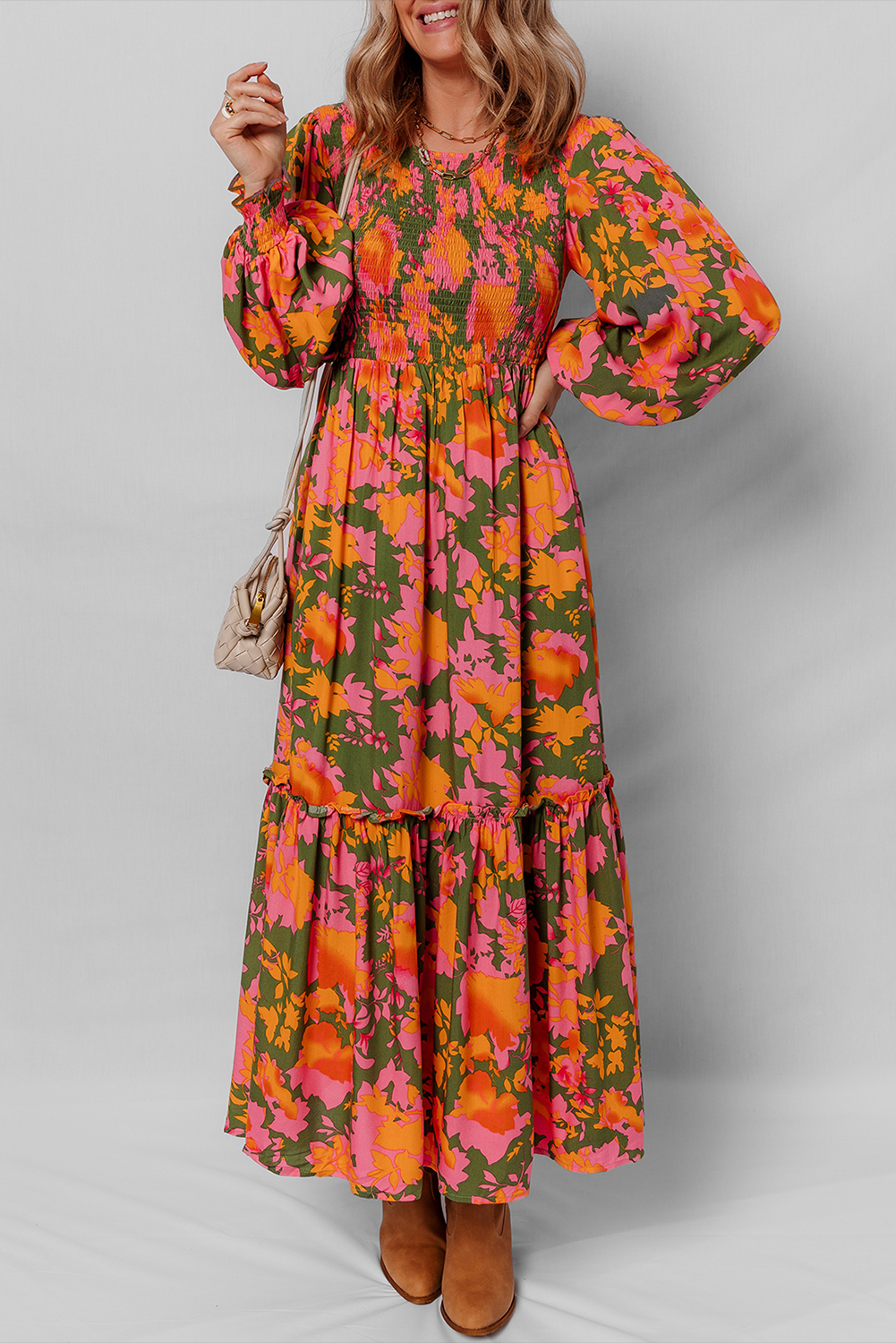 Clementine Floral Maxi Dress