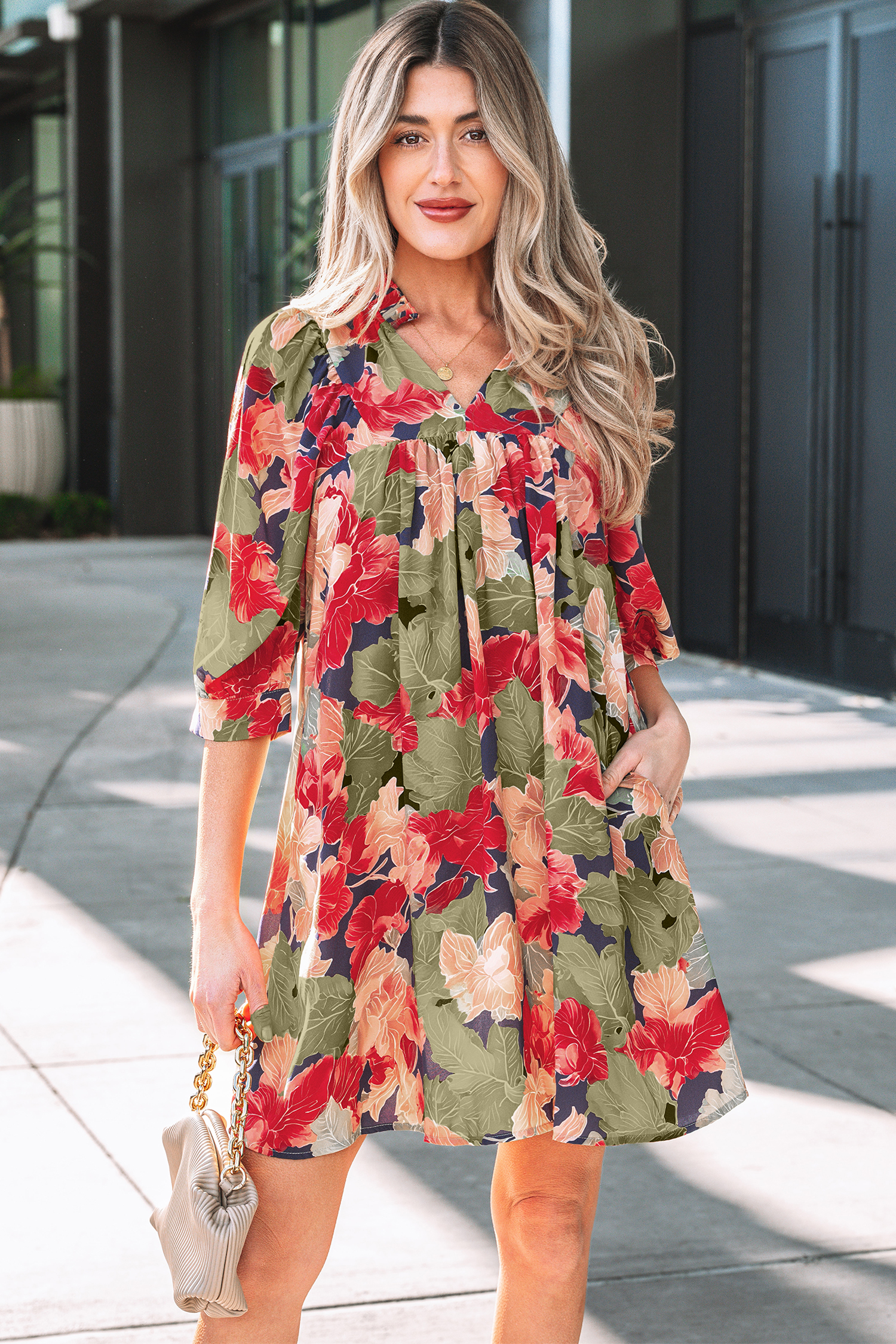Mirelle Floral Mini Dress