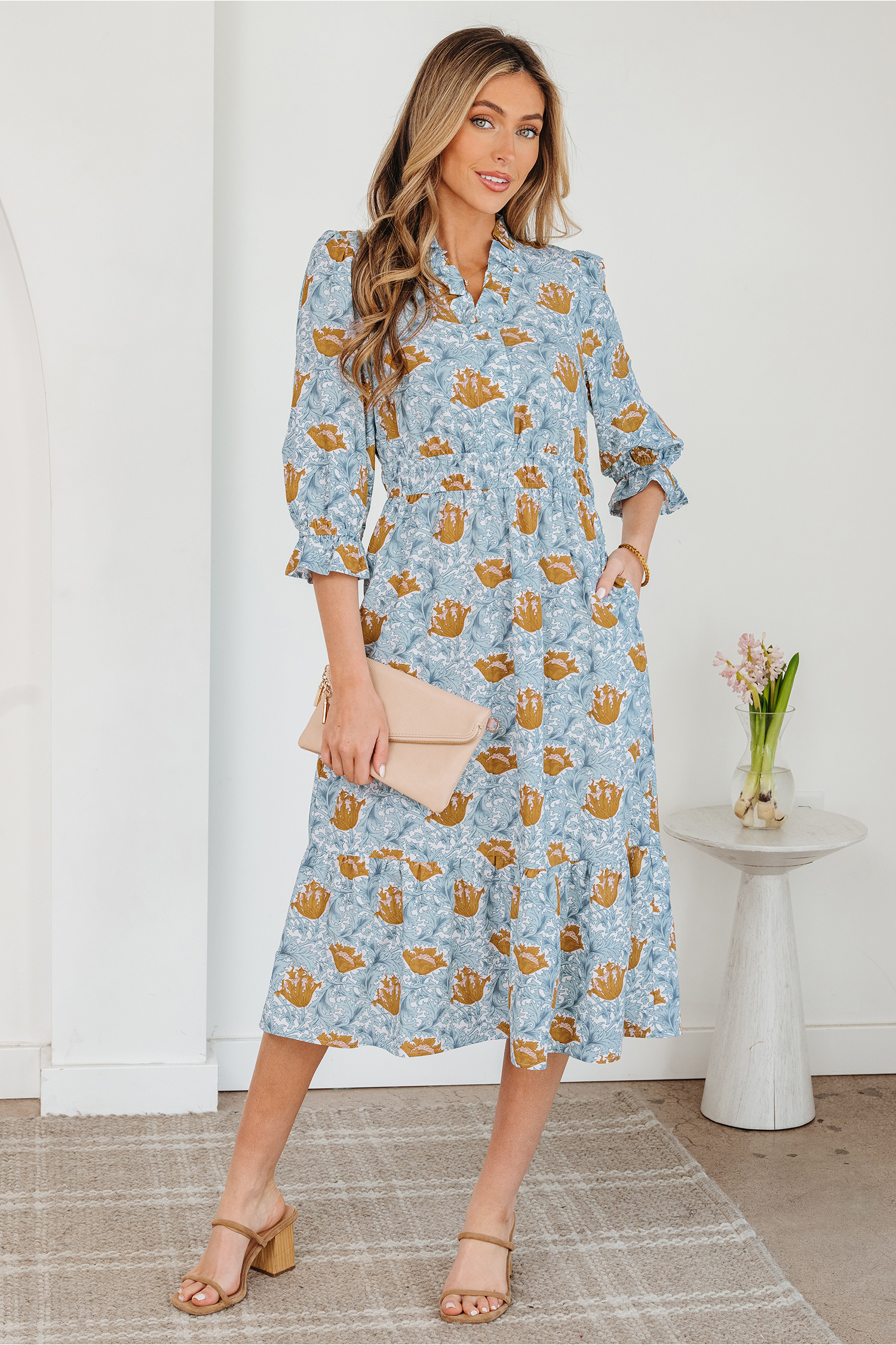 Camille Floral Maxi Dress